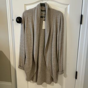 Barefoot Dreams Cozy Chic Lite Cardigan. Pewter Pearl. Women’s medium.